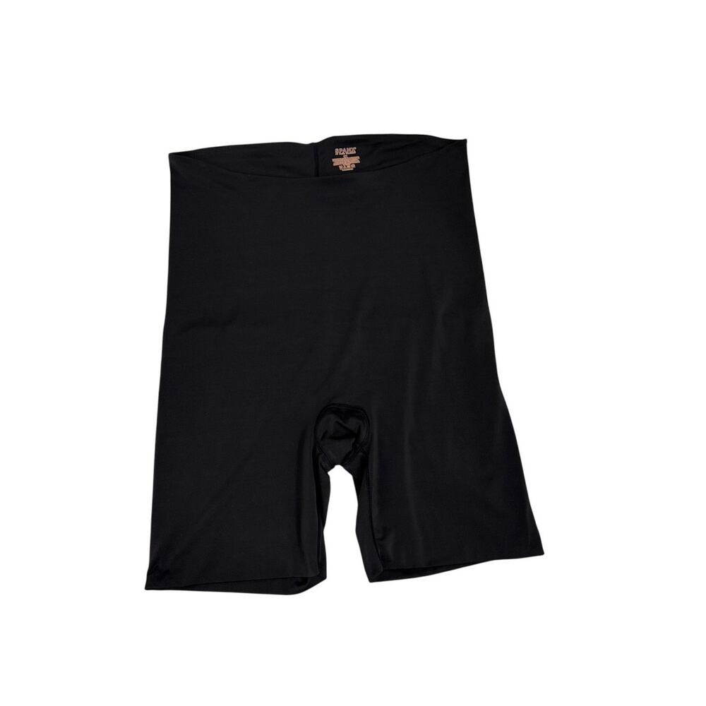 SPANX SPANXsupersmooth Essential Mid-Thigh Black Short Shapewear Size 1X